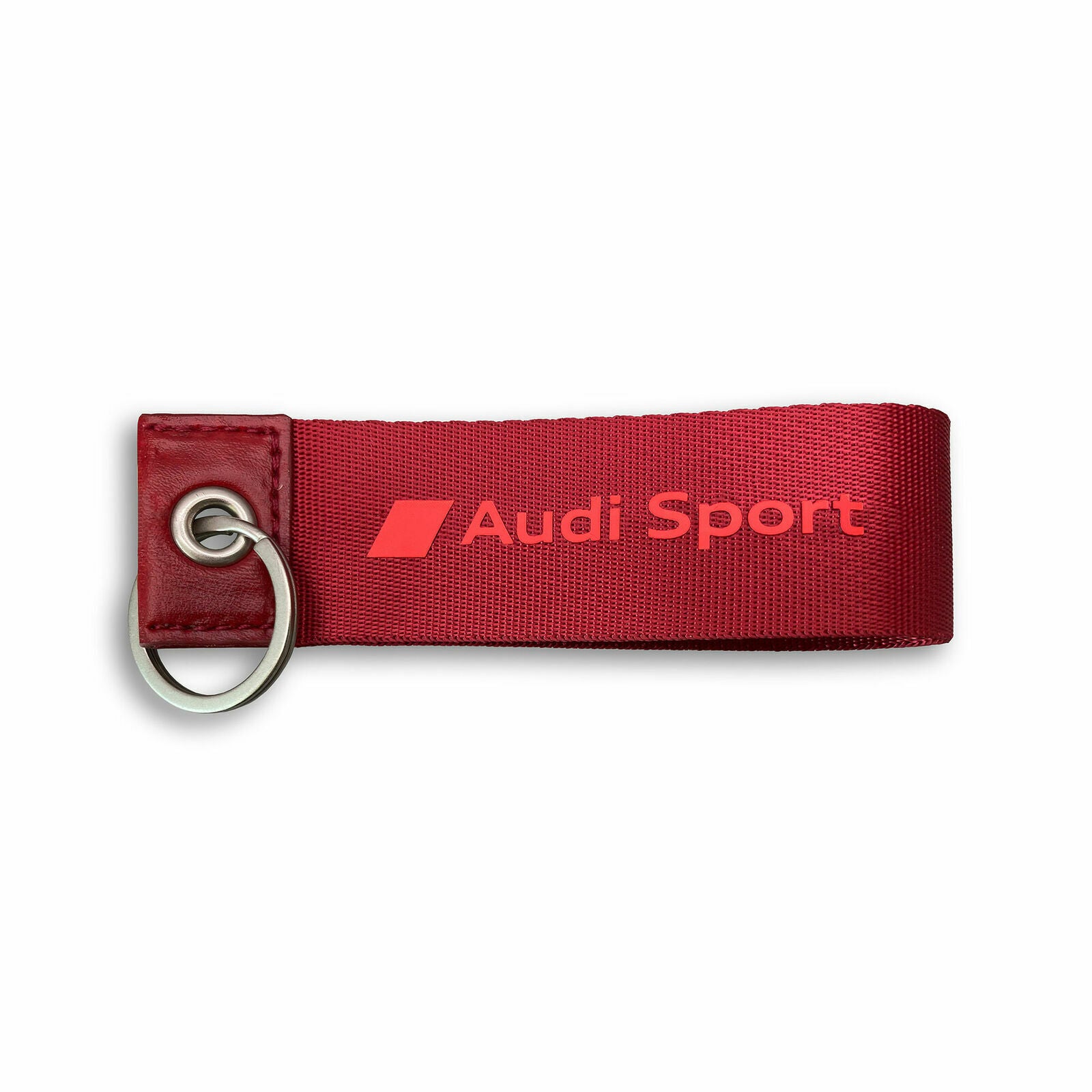 Audi Sport Keyring Loop Red SAMACO Automotive