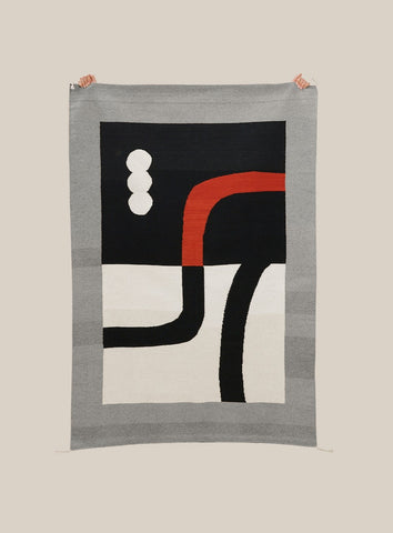 Inner Content 02 Wool Rug by Rrres