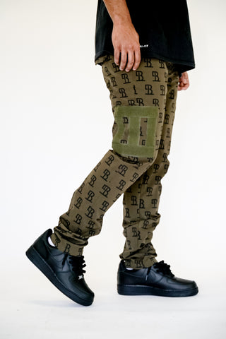 Monogram Velcro Cargo Pants – BenAndLiz