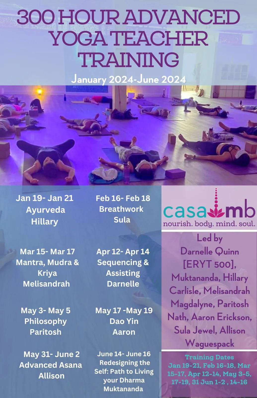 Yoga Teacher Training Casa Mannabliss