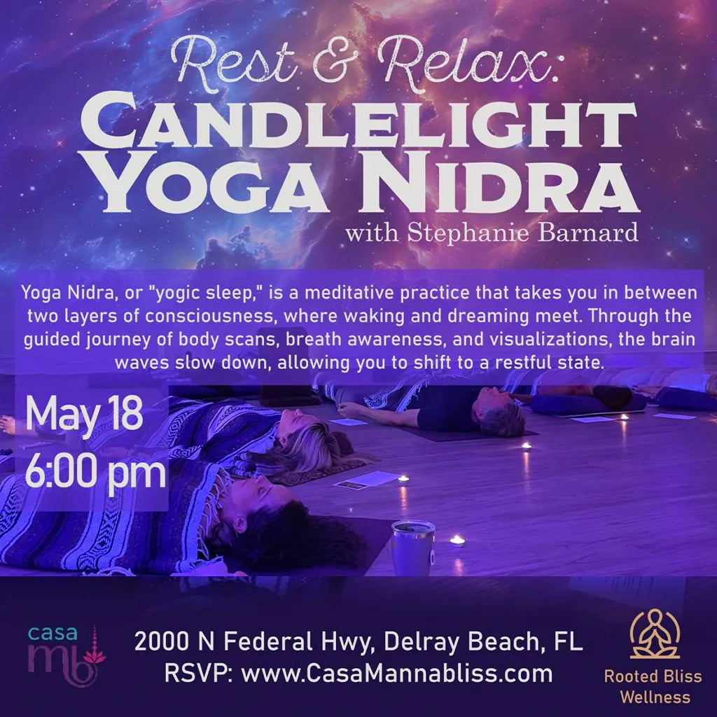Rest & Relax: Candlelight Yoga Nidra with Stephanie Barnard