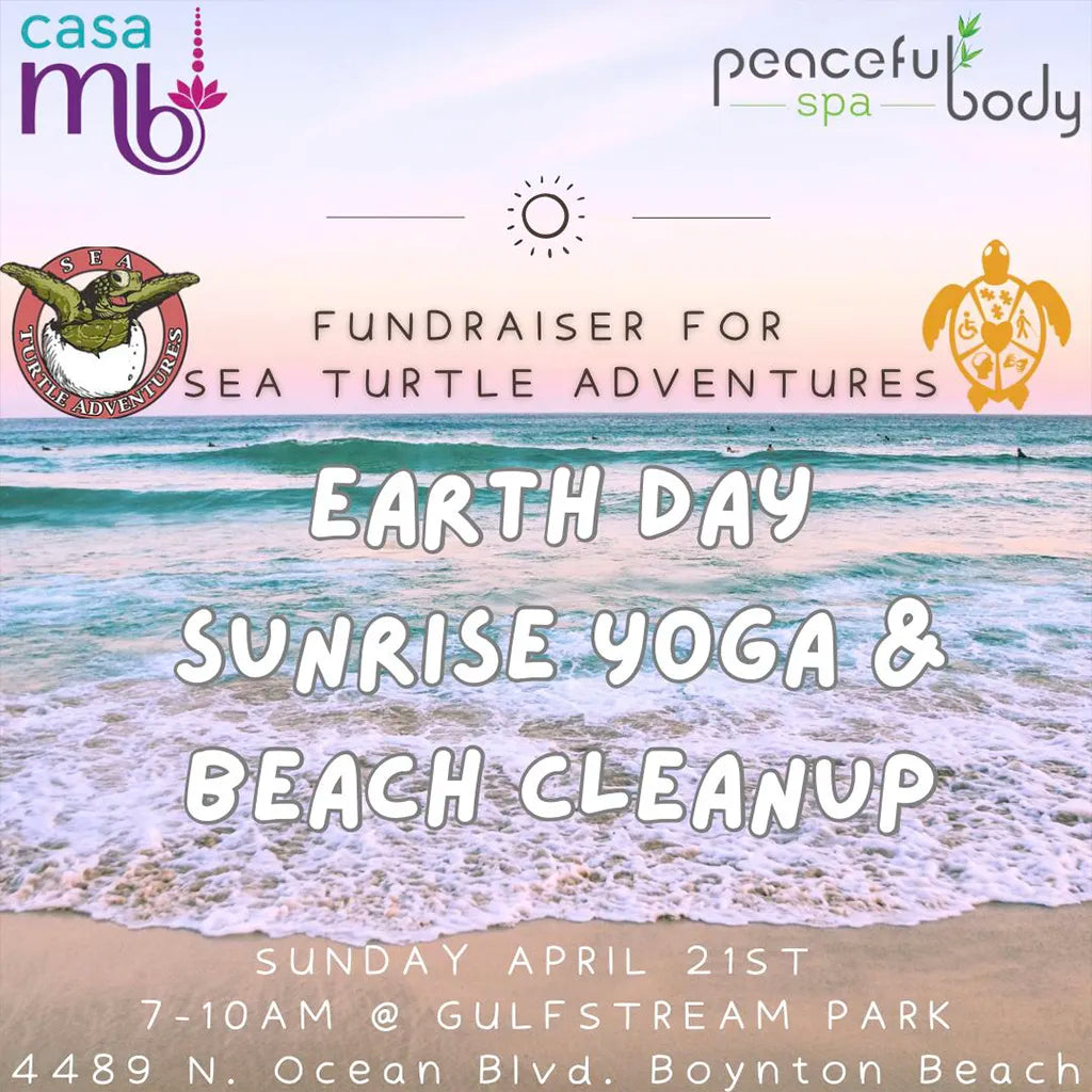 EARTH DAY Sunrise Yoga & Beach Cleanup with Sea Turtle Adventures