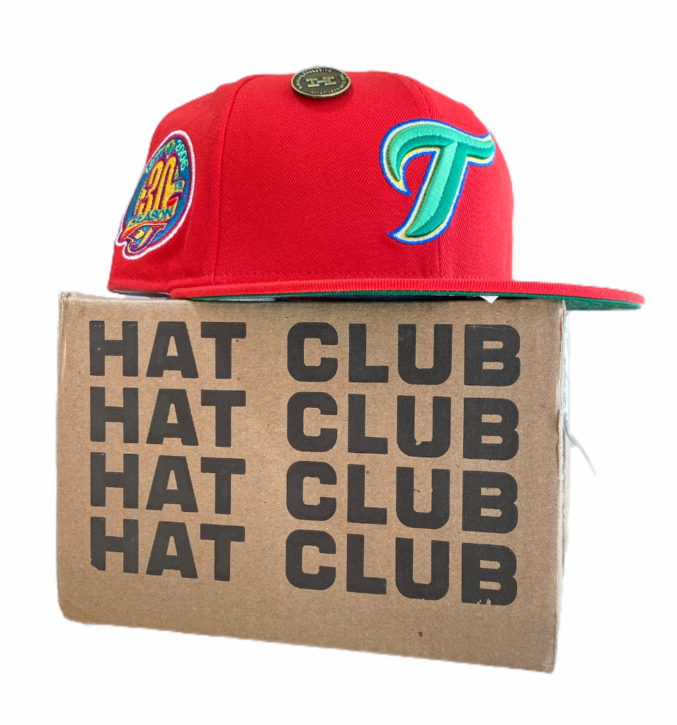 Toronto Blue Jays 30th Anniversary Red Green Uv Cereal Pack Fitted The Collab Shop Winnipeg