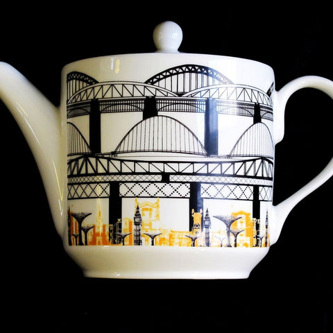 Bespoke tea set for Chris Brink at Newcastle University