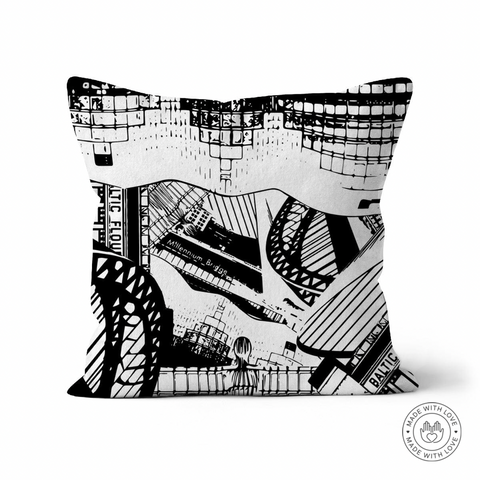 Newcastle cushion from Powder Butterfly