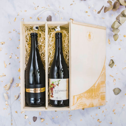 Wine box and award winning wine gift set