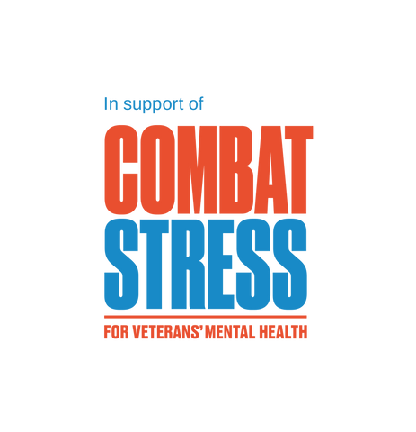 In support of combat stress logo