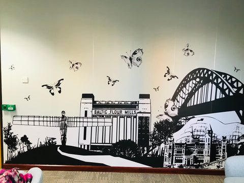 Wall mural - Gateshead Civic entre