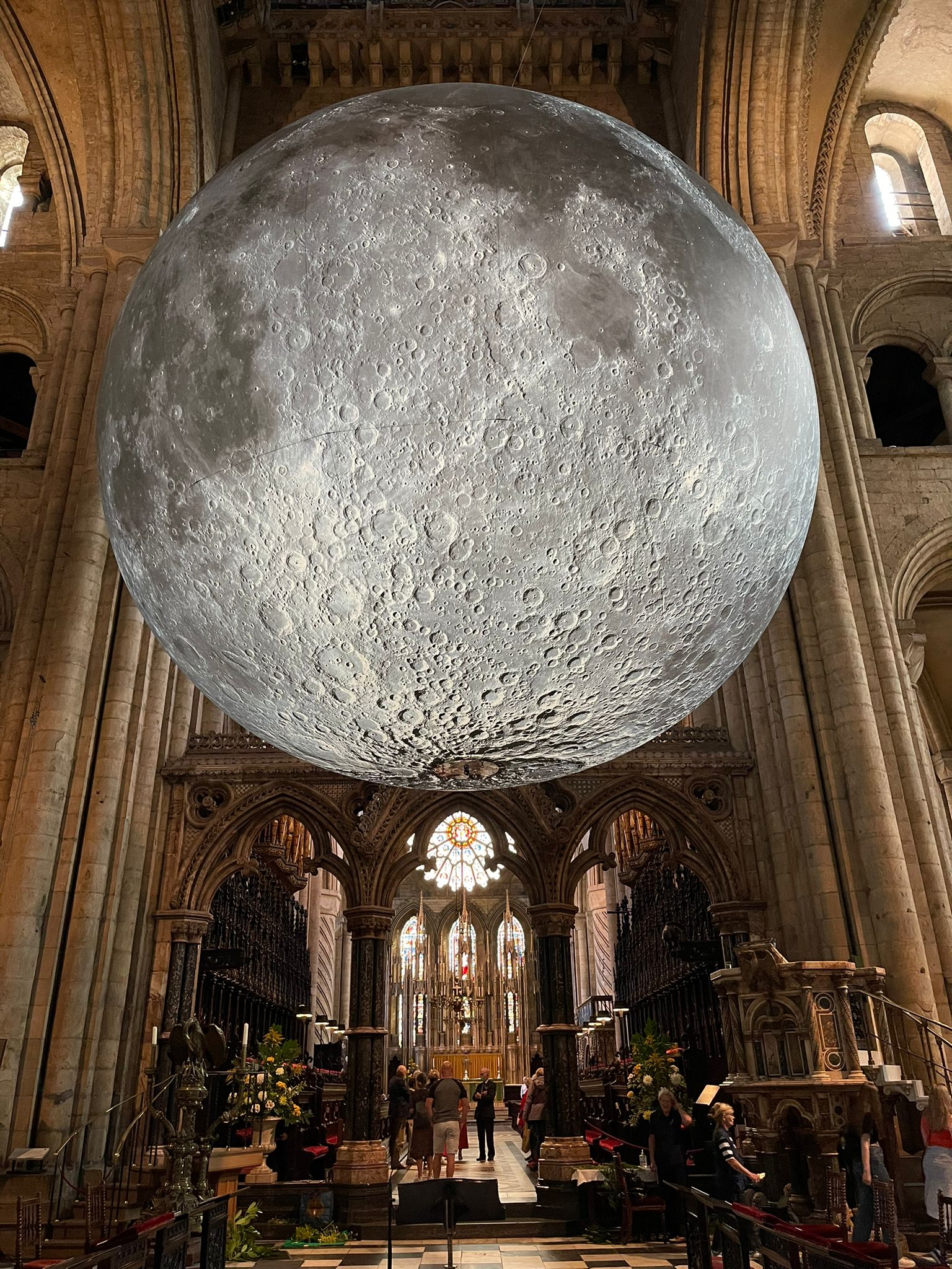 Moon Display close-up