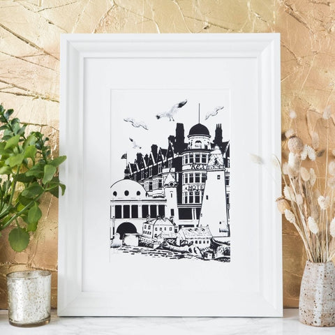 Powder Butterfly Whitley Bay Print