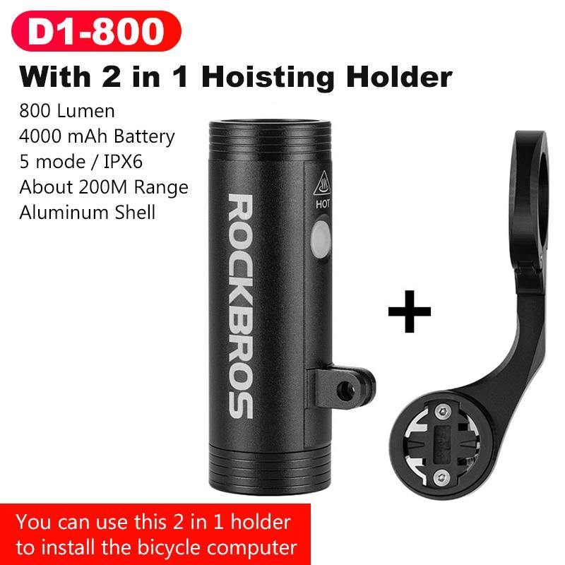 rockbros 800 lumen