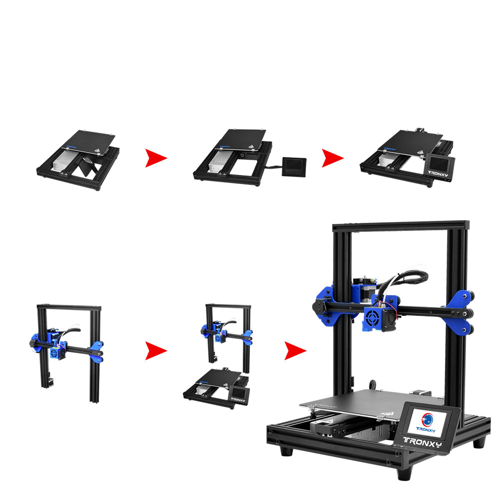 TRONXY XY-2 PRO TITAN with Titan Extruder 3D Printer 255mm*255mm 