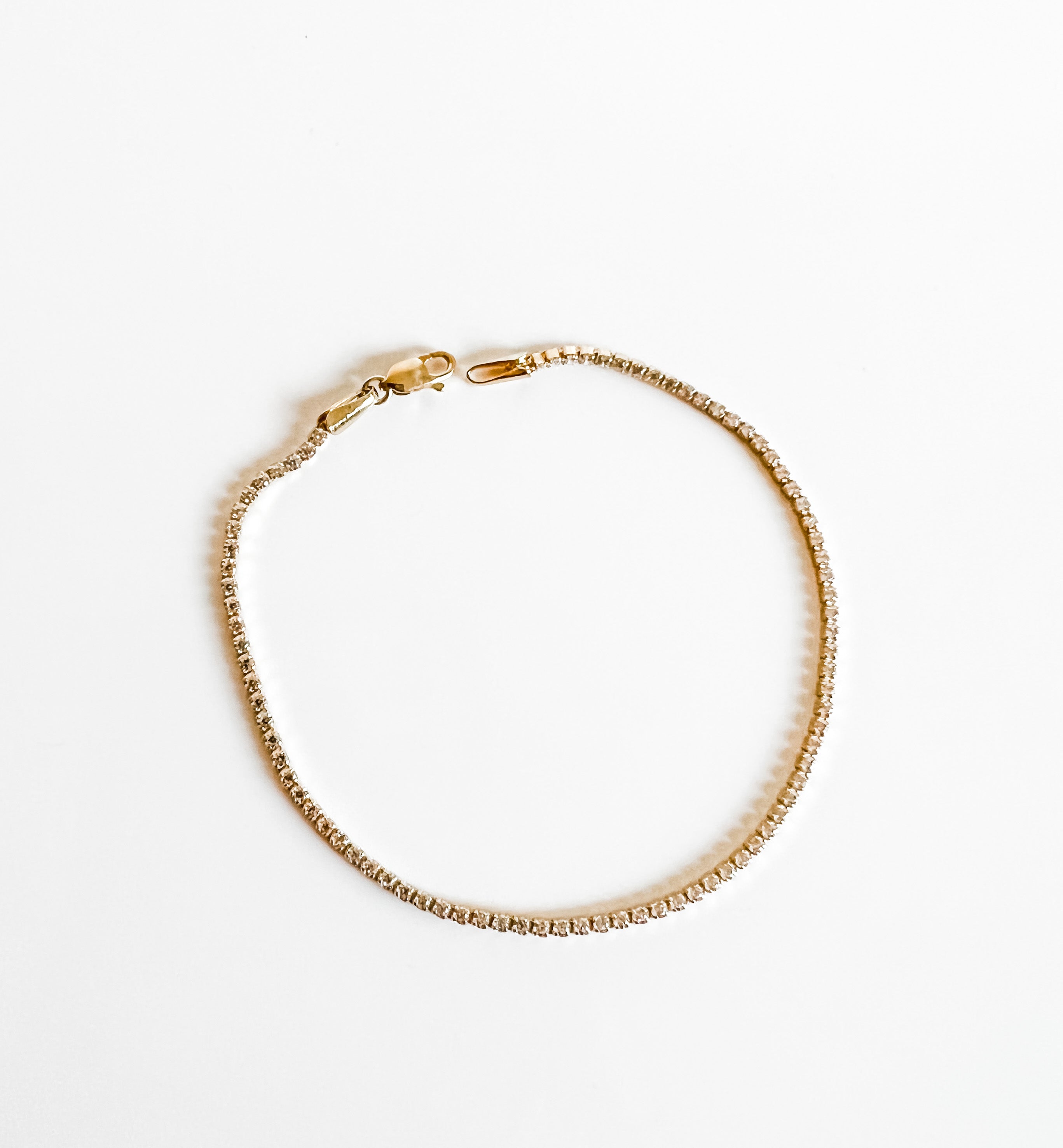 Fine 14k Gold Tennis Bracelet – Society Nautique