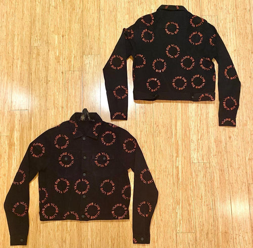 サイズ ※激レア VLONE RHINESTONE DENIM JACKETの通販 by mcar358 ...