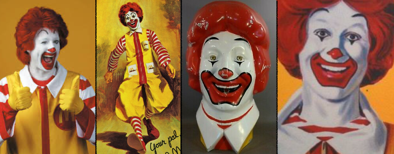 représentations du clown Ronald McDonalds