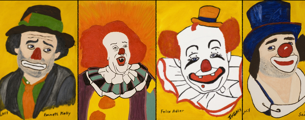 Peintures de Clowns de John Wayne Gacy