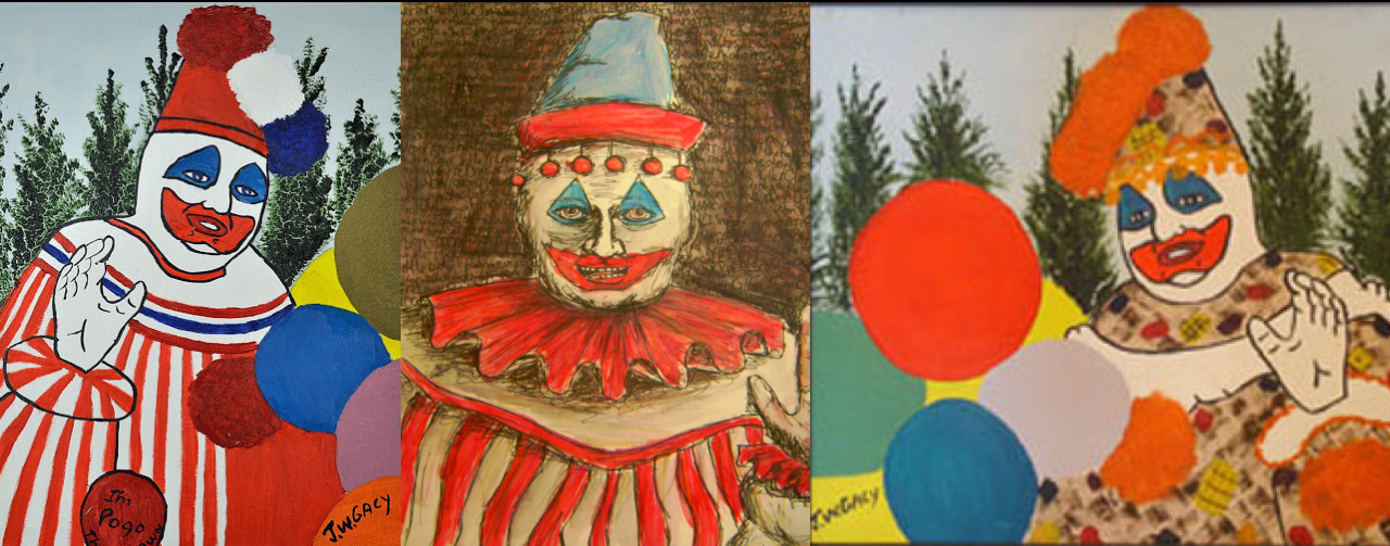 Auto-portrait de Pogo le Clown