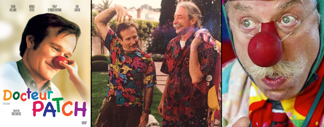 Le docteur Hunter Patch Adams et Robin Williams 