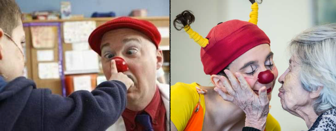 Clowns en milieu hospitalier pas seulement pour les enfants