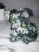 Load image into Gallery viewer, Moss Agate Koala Carving
