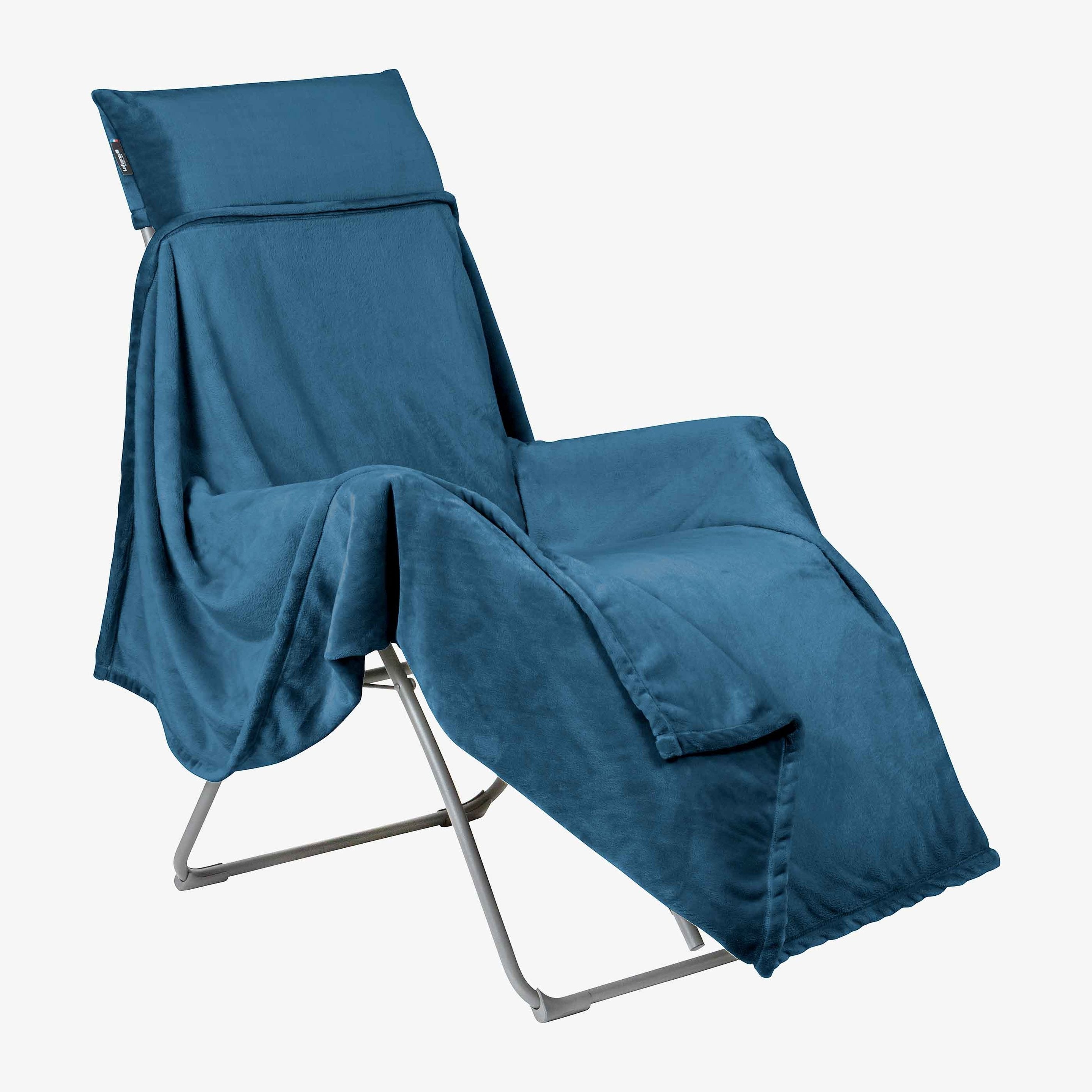 Flocon Plaid Relax Blu180x172 cm