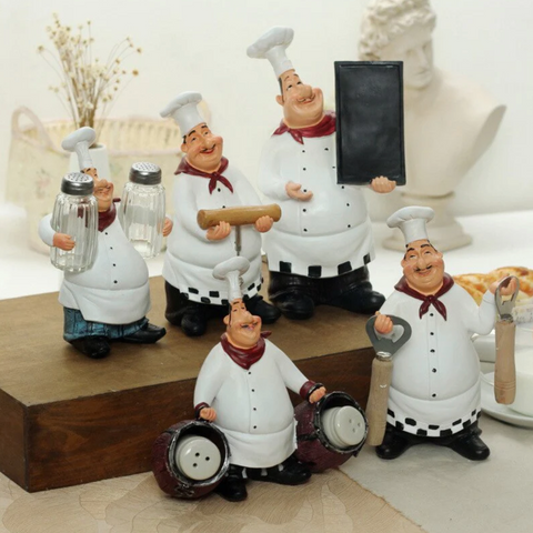 Chef Figurines - Kitchen-themed Statues