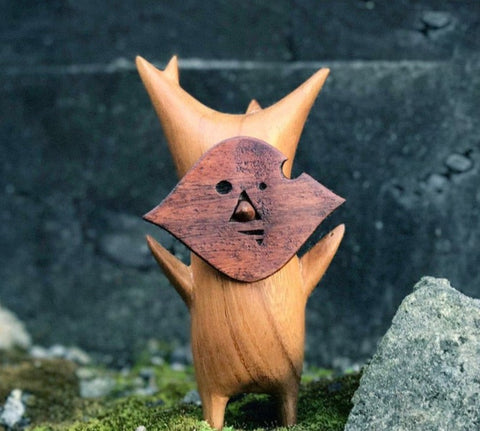 Wooden Korok Statue – Artistry Port