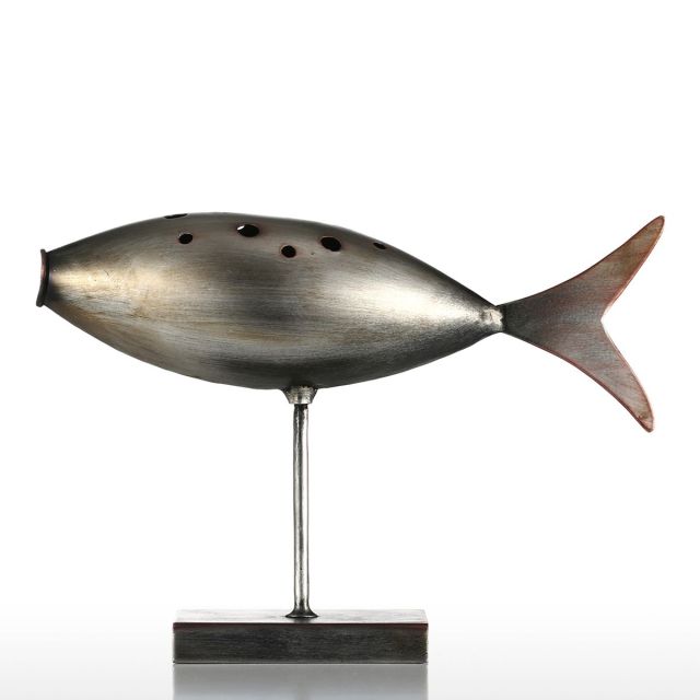 Metal Fish Figurine