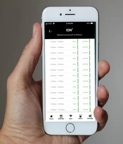ION® App - clear and verified data