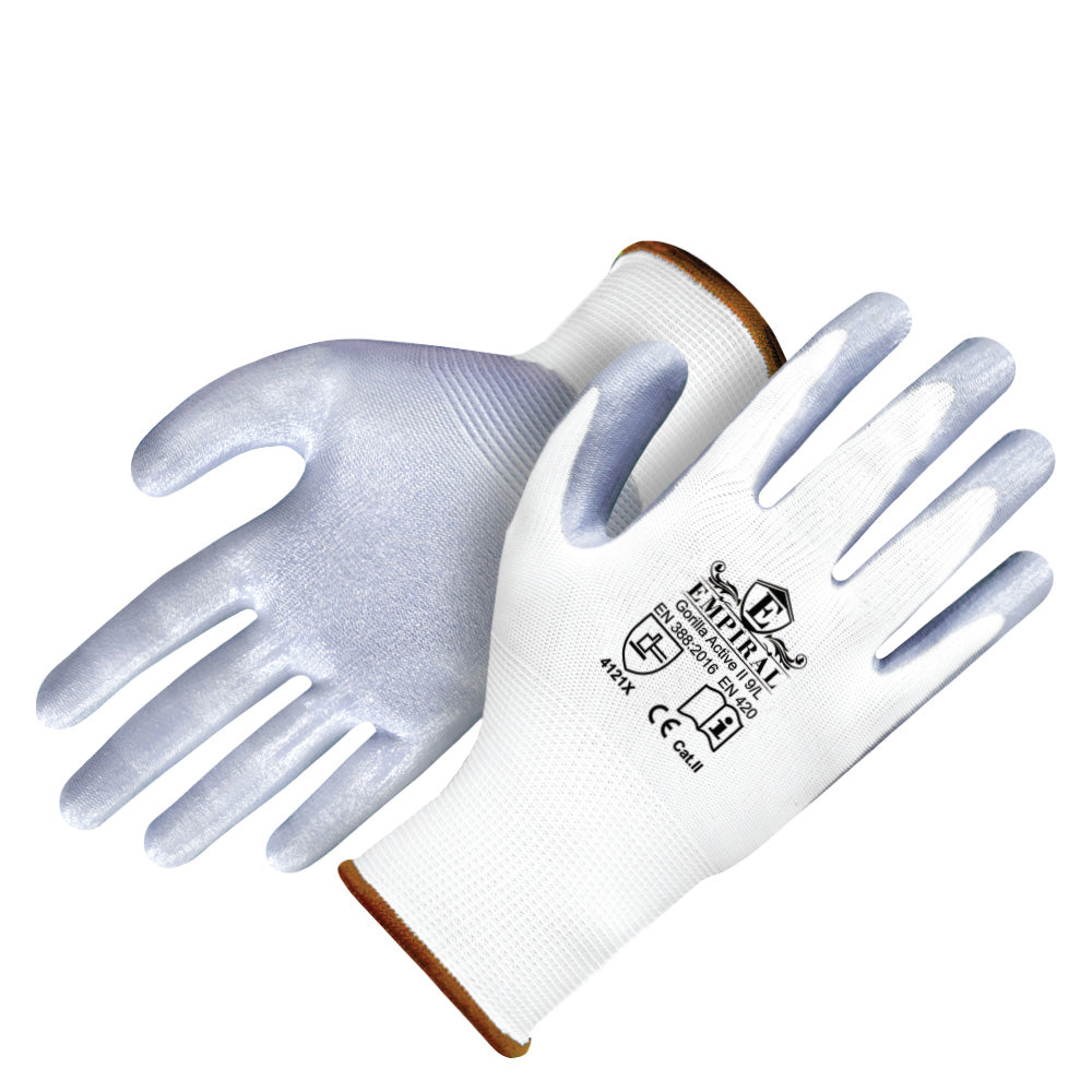 Empiral E124572821 Gorilla FORCE I Latex / Palm Coated Gloves Large(MOQ OF  24 Pairs) - Fire Supplies