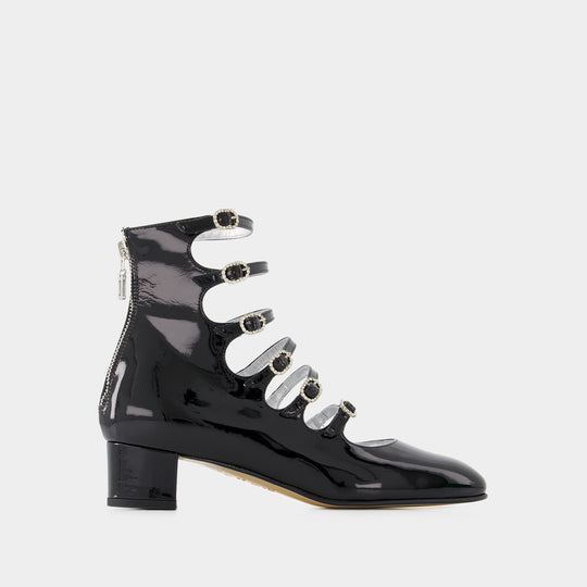 Carel Paris Donna 85mm leather ankle boots - Brown