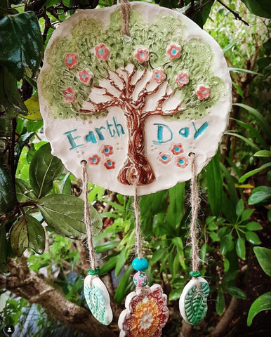 Earth Day inspired hanging mobile