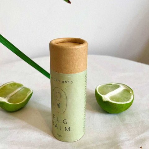 Wanderlightly bug balm in a home compostable tube