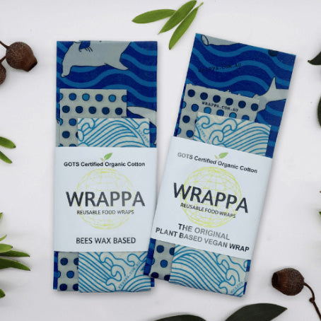 Wrappa handmade reusable food wraps. Cling wrap alternative.