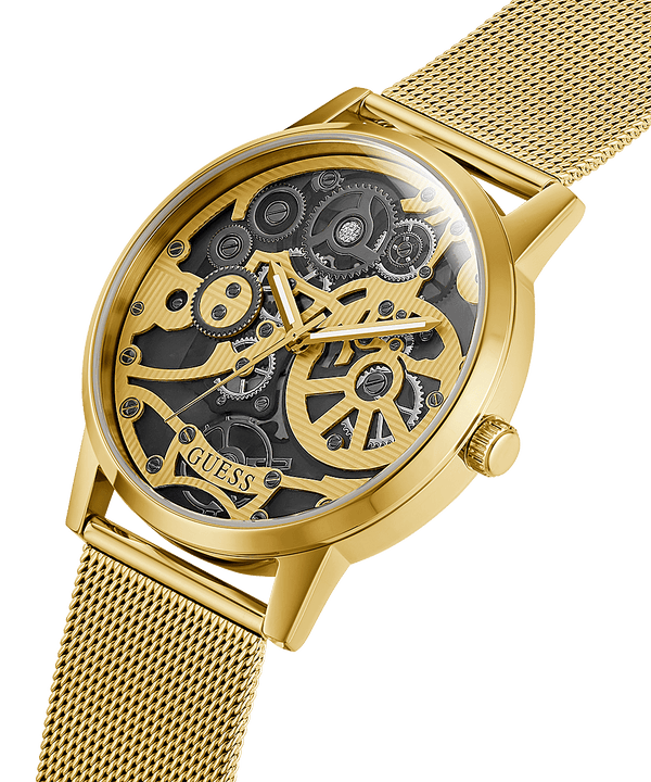 Guess Zeus Reloj Hombre en Tono Dorado GW0209G2 – Watches of America