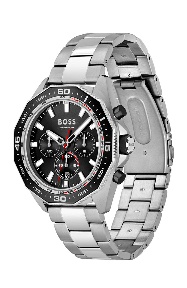 of Green Watch Men\'s America Boss Watches Hugo – Globetrotter 1513930 Dial