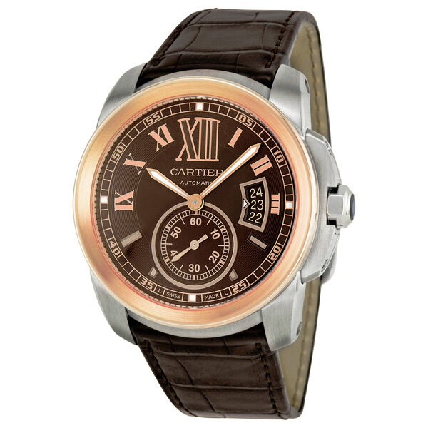 cartier calibre gold watch