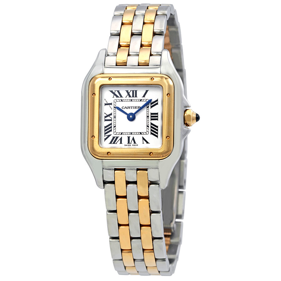 cartier ladies stainless steel watch