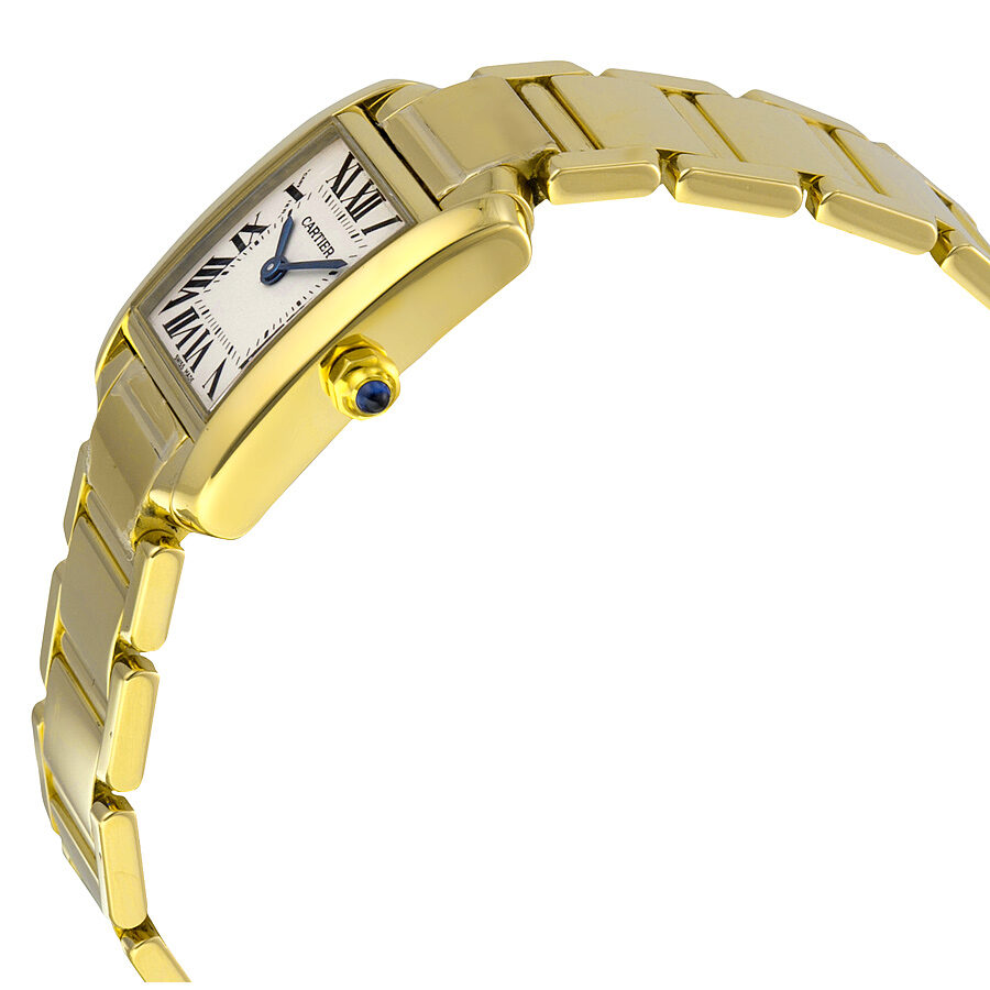 cartier tank francaise 18kt yellow gold ladies watch