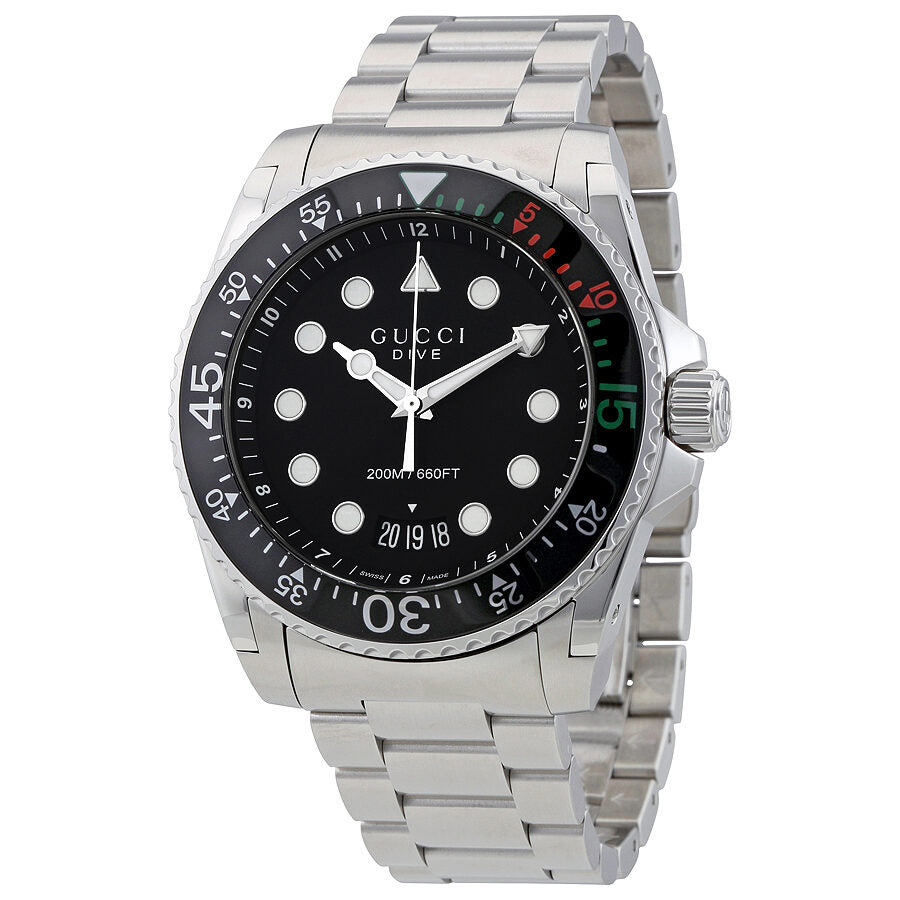 black gucci dive watch