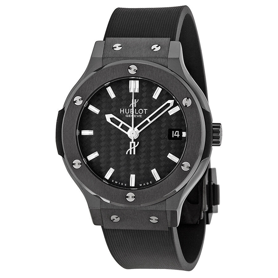 Hublot Classic Fusion Black Dial Black Rubber Strap Men S Watch 561 Cm 1770 Rx Watches Of America