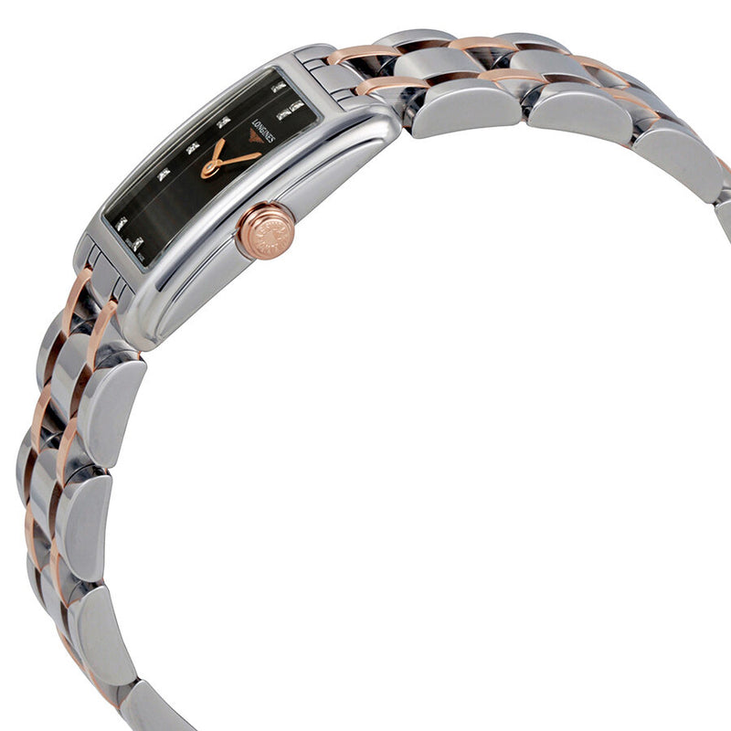 Longines DolceVita Black Dial Diamond Ladies Watch #L52585577 - Watches of America #2