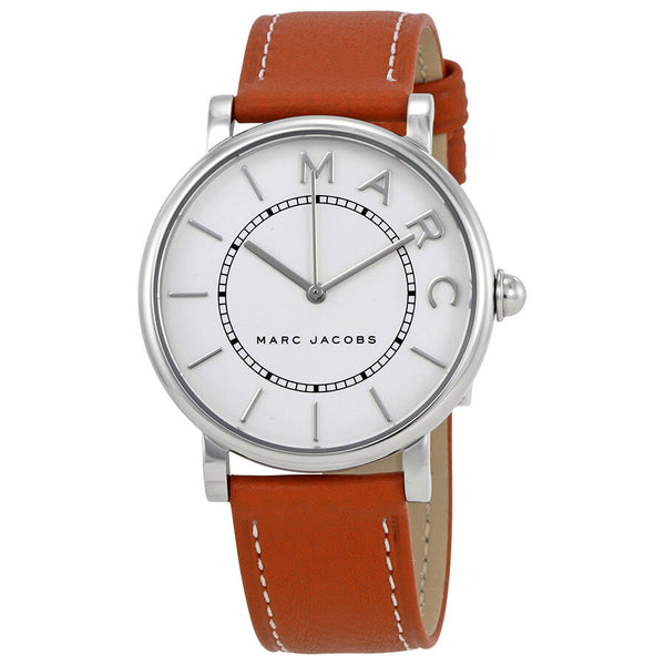 Marc Jacobs Roxy White Dial White Leather Ladies Watch MJ1561 