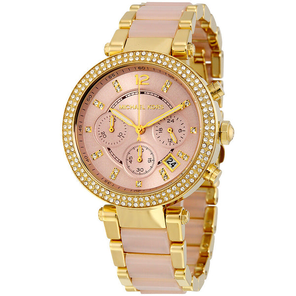 Michael Kors Parker Multi-function White Dial Ladies Watch MK6119