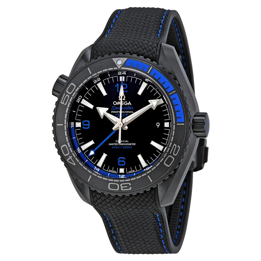 Omega Seamaster Planet Ocean Automatic Batman Bezel Men's Watch  . – Watches of America