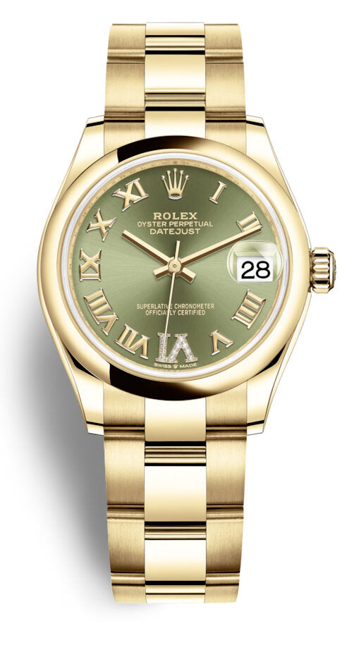 rolex olive green dial