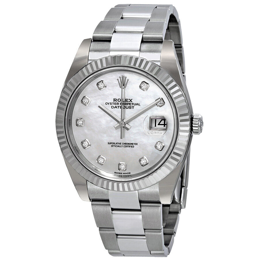 datejust 41 mother of pearl