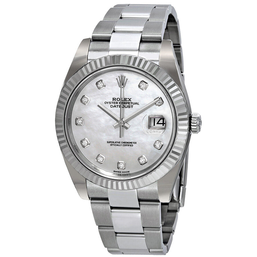 rolex datejust 41 mop diamond dial