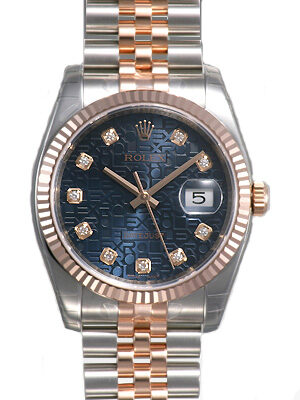 datejust blue dial automatic men's jubilee watch