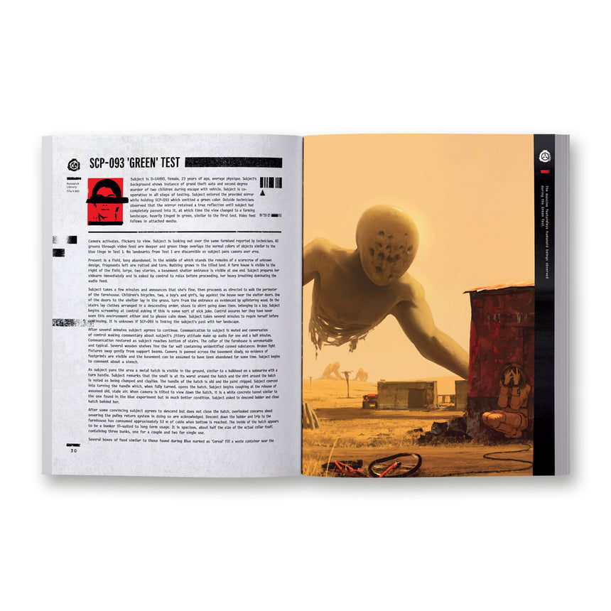 Scp Foundation Art Book Black Journal (Hardcover)